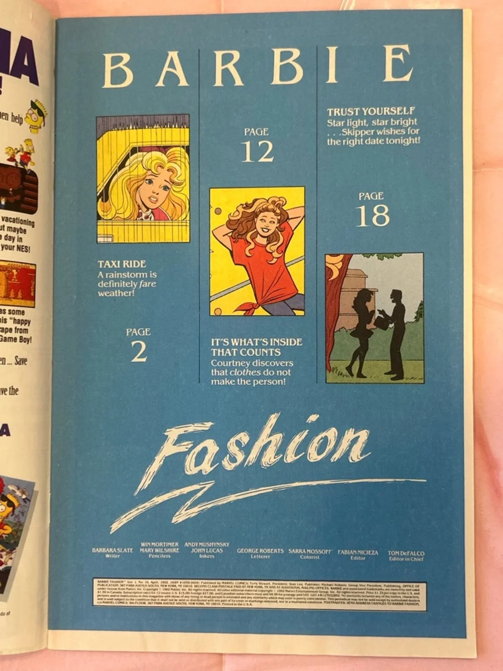 Vintage 90’s Barbie Fashion Comic Book 🎀👱‍♀️🚕 - Picture 5 of 8